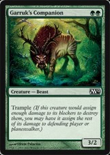 1x Garruk's Companion - Foil NM, English MTG Magic 2012 (M12)
