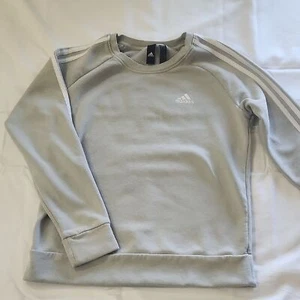 Adidas Girls Medium Crewneck Sweater EUC - Picture 1 of 9
