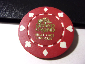 GRAND CASINO  NCV casino gaming poker token - Mille Lacs Hinckley, MN