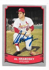 AL HRABOSKY 1989 PACIFIC AUTOGRAPHED SIGNED # 115 ST. LOUIS CARDINALS