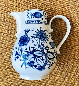 Kahla Zwiebelmuster Porzellan Große Kaffeekanne 1,4 l - OHNE DECKEL Made in GDR - Bild 1 von 5