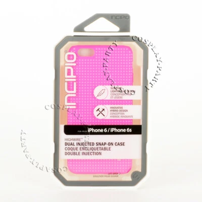 Funda Incipio Highwire Snap para iPhone 6 / iPhone 6s de 4,7" - Rosa / Rosa claro Foto 1 de 4