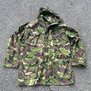 UK BRITISH ARMY SURPLUS ISSUE WOODLAND DPM CAMO S95 WINDPROOF SMOCK WIRED HOOD - Picture 1 of 6