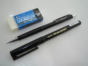 ARTIST DRAWING PENCIL PEN SAKURA 0.7 127 PIGMA SENSEI 0.6 Black Ink Sakurafoam - Picture 1 of 3
