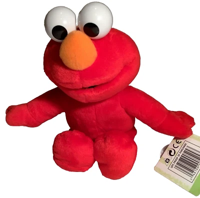 Plaza Sésamo - MUÑECA ELMO 11" Ojos de Plástico Peluche Fisher Price - Juguete De Colección 2002💓 Foto 1 de 4