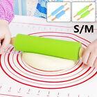 Handle Roller Non Stick Silicone Rolling Pin Rod Pastry Baking Tool Dough Fer
