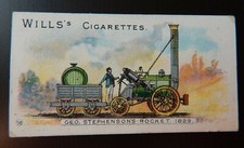 LOCOMOTIVES & ROLLING STOCK no38 ANTIQUE CIGARETTE CARD by WILLS 1901