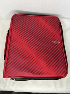 Five Star Zipper Binder, 2 in 3 Ring Binder 6 Pocket Expanding File + Bonus! GUC - Picture 1 of 11
