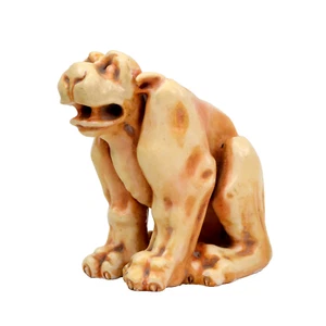 Austrian Pottery Grotesque Mythical Lion Art Pottery Figure h13cm - Picture 1 of 17