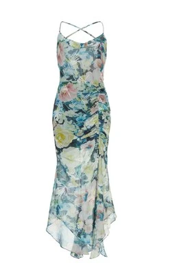 Платье Sau Lee - Freida с цветочным рисунком размер 10 США - Изображение 1 из 4