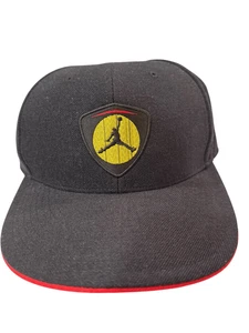 Vintage 100 % Wolle Air Jordan Last Shot Jumpman Mütze Kappe nicht verstellbar Größe 7 3/8 Herren - Bild 1 von 8