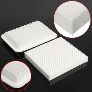 Engine & Cabin Air Filter Set For Toyota Corolla 2009-2018 08-14 Replace - Picture 1 of 12