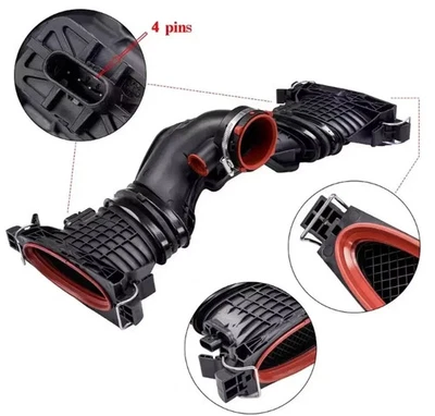 Air Intake Duct w/ Air Mass Sensor for Mercedes-Benz GL350 ML350 3.0L 6420901742 - Image 1 of 4