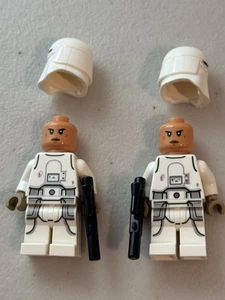 Lego Star Wars Hoth Snow Trooper Minifigure Female - Picture 1 of 3