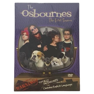 The Osbournes - The First Season (DVD, 2003, 2-Disc Set, Uncensored) New Sealed - Picture 1 of 3