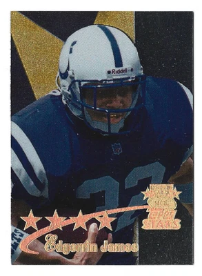 EDGERRIN JAMES 1999 Topps Stars Football 4 Stars RC # 8 Indianapolis Colts NM-MT - Image 1 of 2