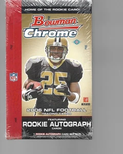 2006 Bowman Chrome Football Sealed Box Look For Number Auto Rookie Card - Picture 1 of 2
