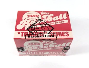 1989 Topps Traded Baseball Set (132 Cards) BBCE Wrapped FASC From A Sealed Case - Picture 1 of 2
