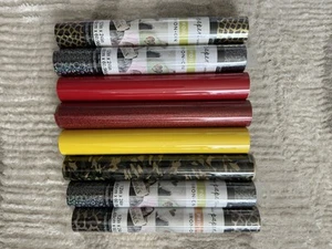 Cricut Iron On Vinyl, 4 New & 4 Used - Picture 1 of 7