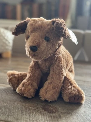 1996 TY Classic Beanie Buddy Chips Brown Puppy Dog Plush VGC - Image 1 of 4