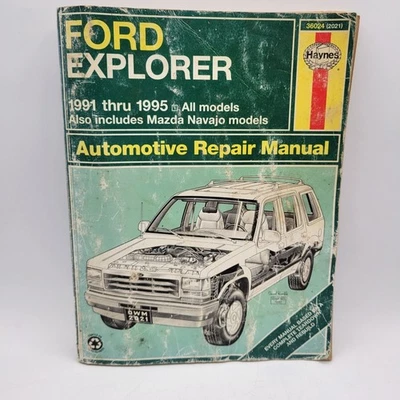 Haynes Manual Ford Explorer & Mazda Navajo 1991 thru 1995 #36024 - Image 1 of 4