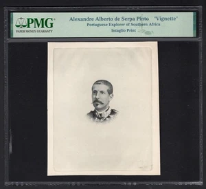 Cape Verde Vignette Die Proof Alexandre Serpa Pinto Used on 20-100 Escudos 1958 - Picture 1 of 2