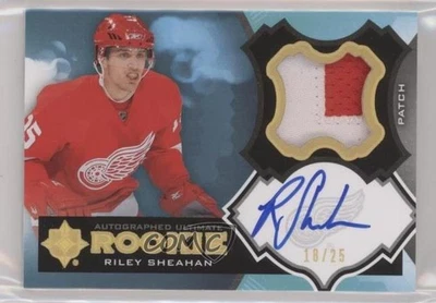 2012-13 Ultimate Collection Rookie /25 Riley Sheahan #34 RPA Patch Auto RC - Image 1 of 2
