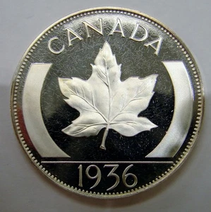 Canada - 1936-dated -Edward VIII Fantasy Crown Silver Token- Sterling, 31g, 38mm - Picture 1 of 2