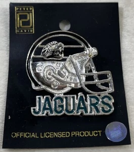 Jacksonville Jaguars Helmet Pin Official NFL Vintage Peter David - Picture 1 of 5