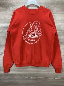 Vintage Ohio ANG 200th Red Horse Crewneck Sweatshirt Size XXL Made in USA - Bild 1 von 6