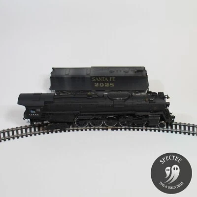 Brass Locomotive 2-10-4 ATSF Santa Fe #5012 HO scale Train -Painted/Pre-Built - Image 1 of 4