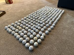 200 Used Practice Golf Balls, Mixed Qualities, Brands, and Models.