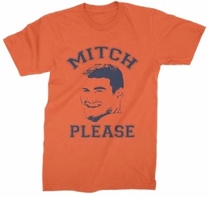 Mitch Please Shirt Funny Trubisky Football Tshirt Chicago Quarterback Tee - Picture 1 of 4