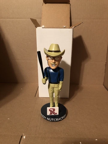 2019 Frisco Roughriders Teddy Roosevelt Nutcracker Bobblehead SGA Mascot New Cover