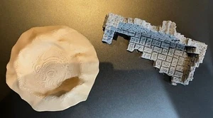 NEW - Tabletop Terrain/Ruins 28mm Sand Dune & Stone Ruins 3D Printed PLA Plastic - Picture 1 of 5