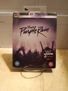 Purple Rain 4K SteelBook Blu-ray HMV Exclusive (UK)[1984] No Dent - ShipsNextDay - Picture 1 of 9