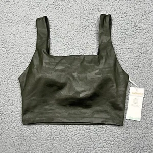 Balance Collection Sports Bra Womens Medium Mid Impact Rosin Stride Camo Emboss - Picture 1 of 13