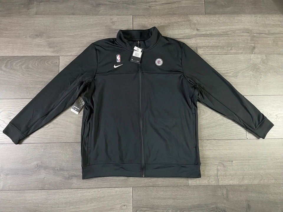 Nike NBA Los Angeles CLIPPERS Dri-Fit WARM UP Jacket SZ XX Large AV1658-010