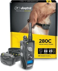 DOGTRA 280C Impermeable 127 Niveles Control Pantalla LCD 1/2 Milla Control Remoto Perro E-Collar - Imagen 1 de 4
