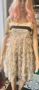 Kawaii/Lolita Rabbit Print tiered Dress - Size 8..BNWT - Picture 1 of 12