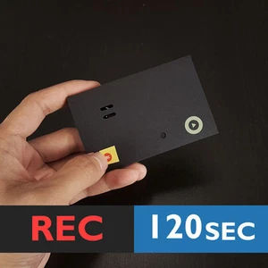 120s STICKON (BLACK) RECORDABLE push button device voice module music sound chip - Picture 1 of 7
