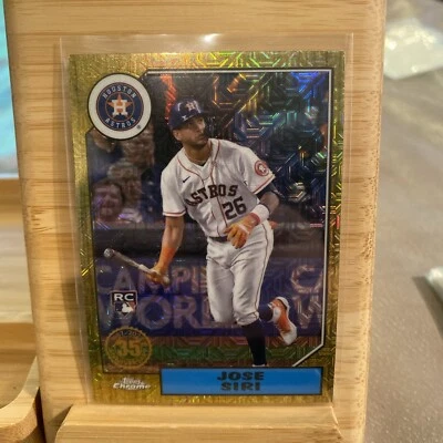 2022 topps chrome silver pack Jose Siri mojo rookie refractor Houston Astros SP - Image 1 of 2