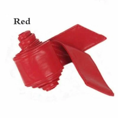 1 X Corsé Corbata Cinturón Vintage Imitación Cuero Sólido Moño Faja 225*11cm Rojo Foto 1 de 4