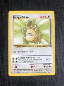 Pokémon TCG Kangaskhan Jungle 21/64 Regular Unlimited Rare LP/MP - Picture 1 of 6