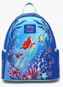 NUOVO zaino Loungefly Disney Ariel La Sirenetta sotto il mare - Foto 1 di 4