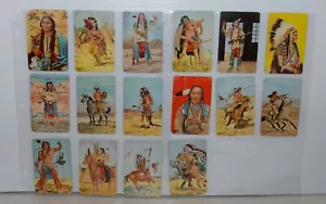 16 Vintage 1956 Quaker Pack-O-Ten Indian Trading Cards FREE SHIPPING!!! - Bild 1 von 5