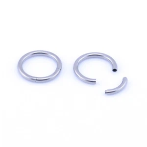 Anillo Segmento Acero Quirúrgico 316L Labio Nariz Ceja Vientre Pezón Oreja - Elige Tamaño - Imagen 1 de 1