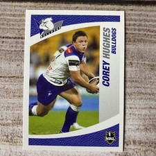 NRL Daily Telegraph Trading Card 2008 ~ Bulldogs ~ Corey Hughes 15