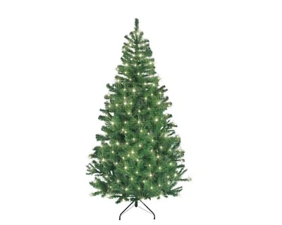10FT Christmas Tree Tips: 1800 Green Bushy Alaskan Pine 300cm w/ Metal Stand - Image 1 of 4