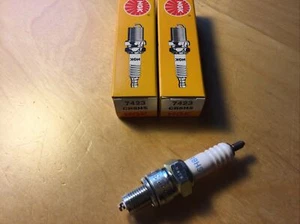 Zündkerze Set 2 Stück NGK CR8HS für Honda CB 125 CM CB125 CM125 Kreidler Sachs - Bild 1 von 1